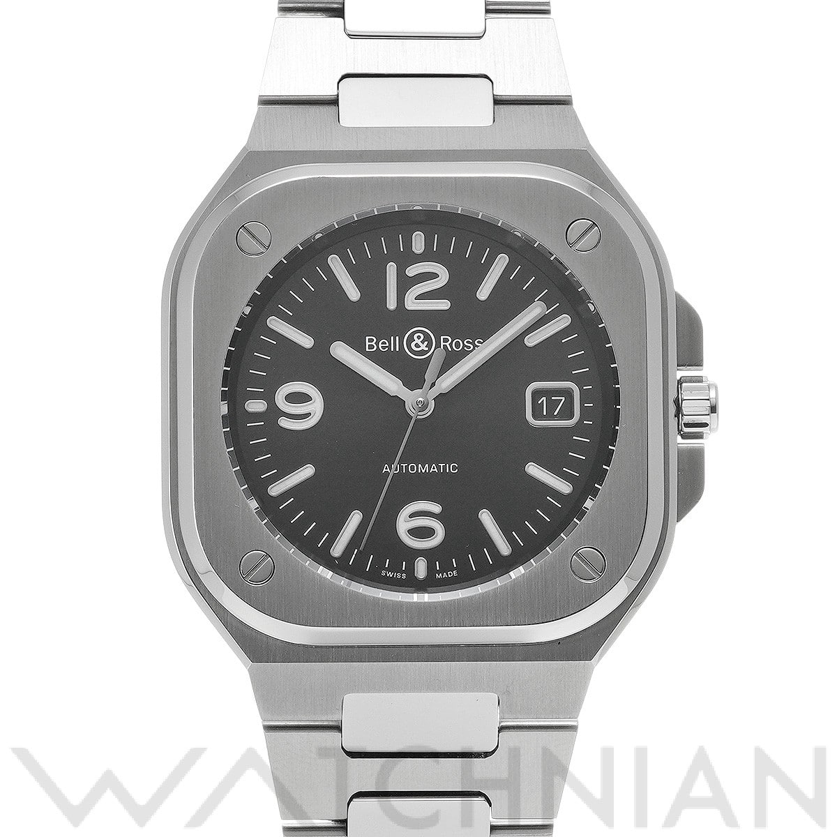 ベル＆ロス / Bell & Ross BR 05 ブラックスチール BR05A-BL-ST/SST ブラック メンズ 時計 【中古】【wristwatch】