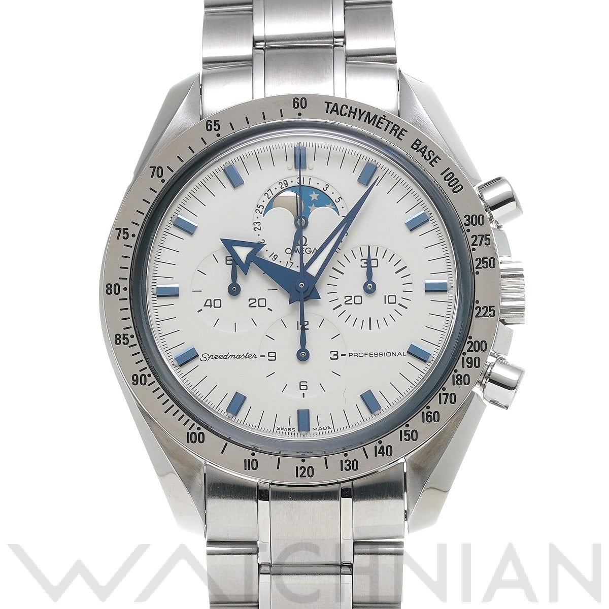 オメガ / OMEGA スピードマスター ムーンウォッチ プロフェッショナル ムーンフェイズ 3575.20 ホワイト メンズ 時計 【中古】【wristwatch】