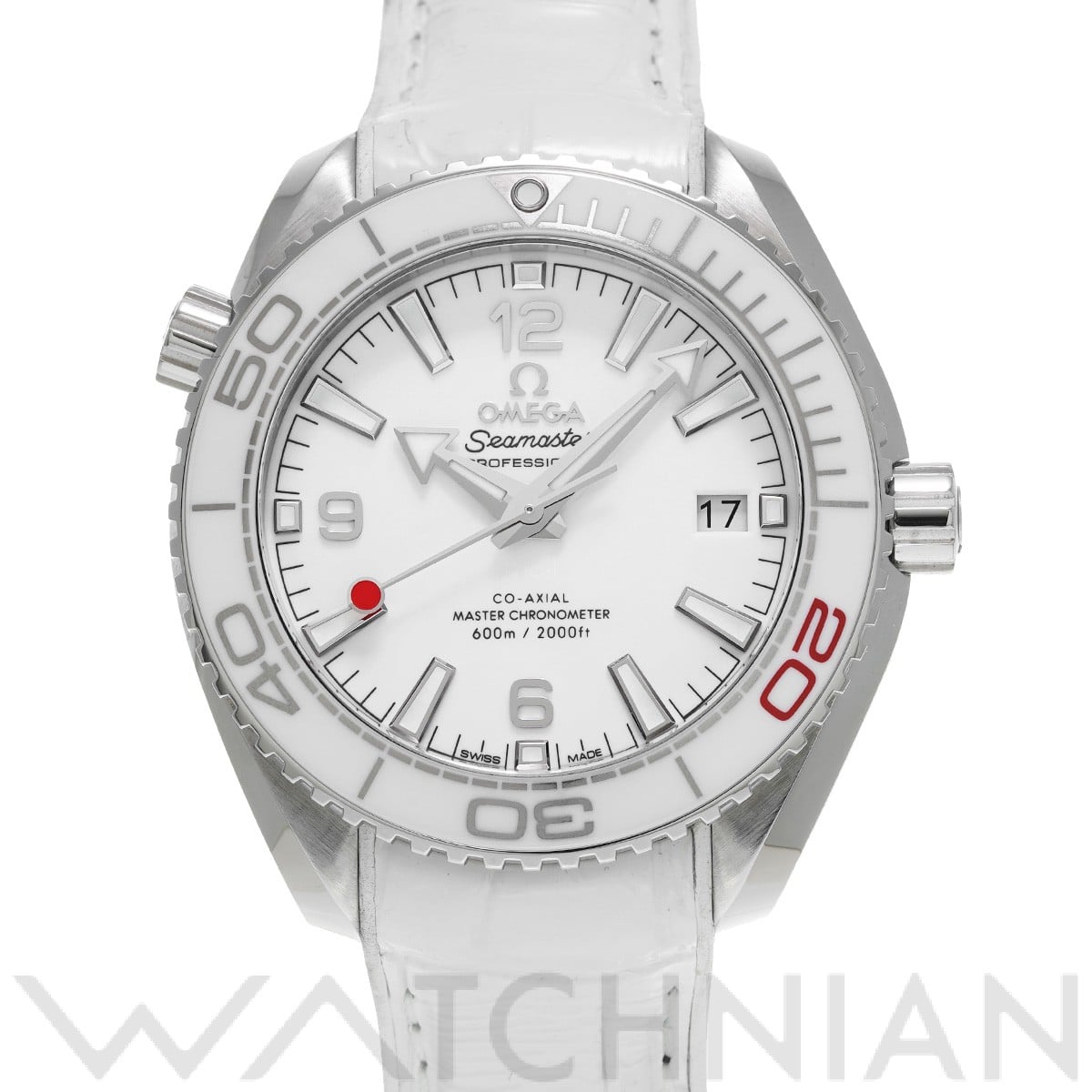 オメガ / OMEGA シーマスター プラネットオーシャン 600 コーアクシャル マスタークロノメーター 東京2020 522.33.40.20.04.001 ホワイト メンズ 時計 【中古】【wristwatch】