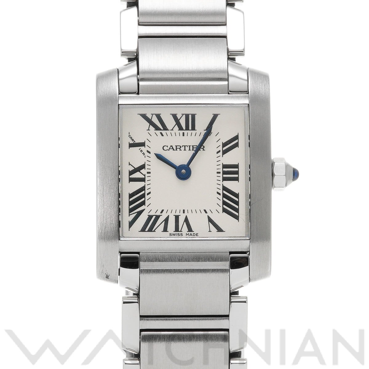 カルティエ / CARTIER タンクフランセーズ SM W51008Q3 シルバー レディース 時計 【中古】【wristwatch】