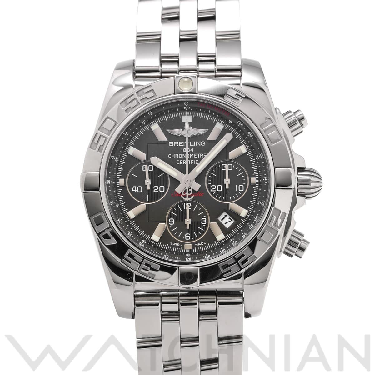 ブライトリング / BREITLING クロノマット 44 AB011012/M524 グレー メンズ 時計 【中古】【wristwatch】
