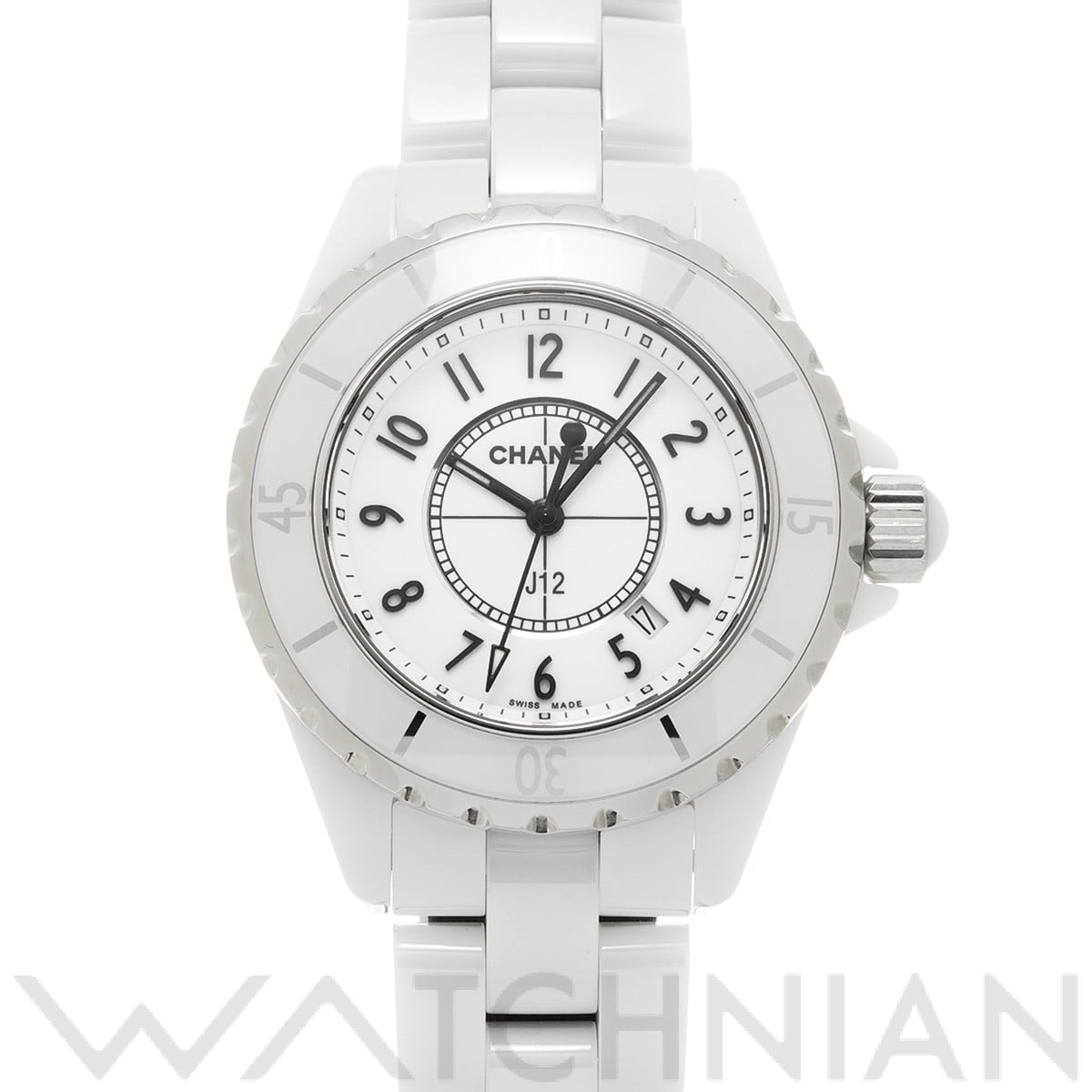 シャネル / CHANEL J12 33MM H0968 ホワイト レディース 時計 【中古】【wristwatch】
