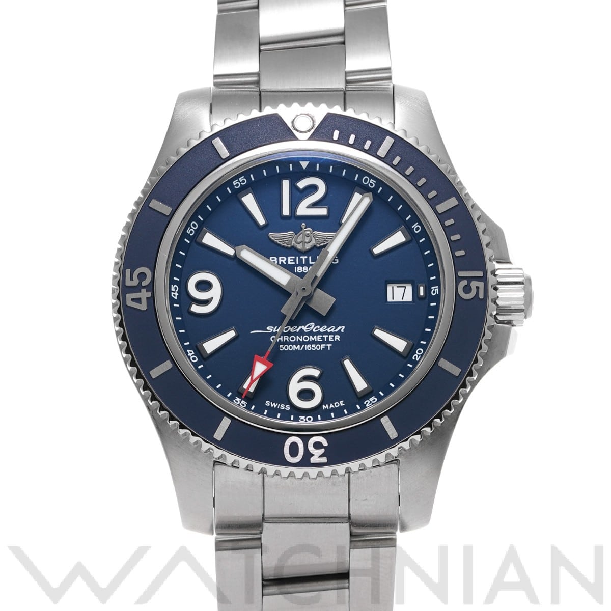 ブライトリング / BREITLING スーパーオーシャン オートマチック 42 A17366D81C1A1 ブルー メンズ 時計 【中古】【wristwatch】