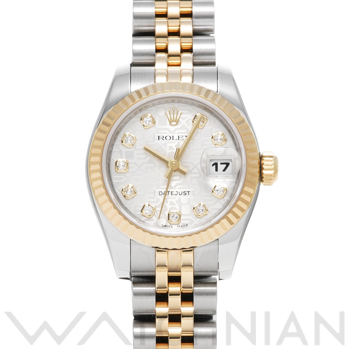 ロレックス デイトジャスト 26 179173G シルバーコンピュータ/ダイヤモンド レディース 時計 【中古】【wristwatch】