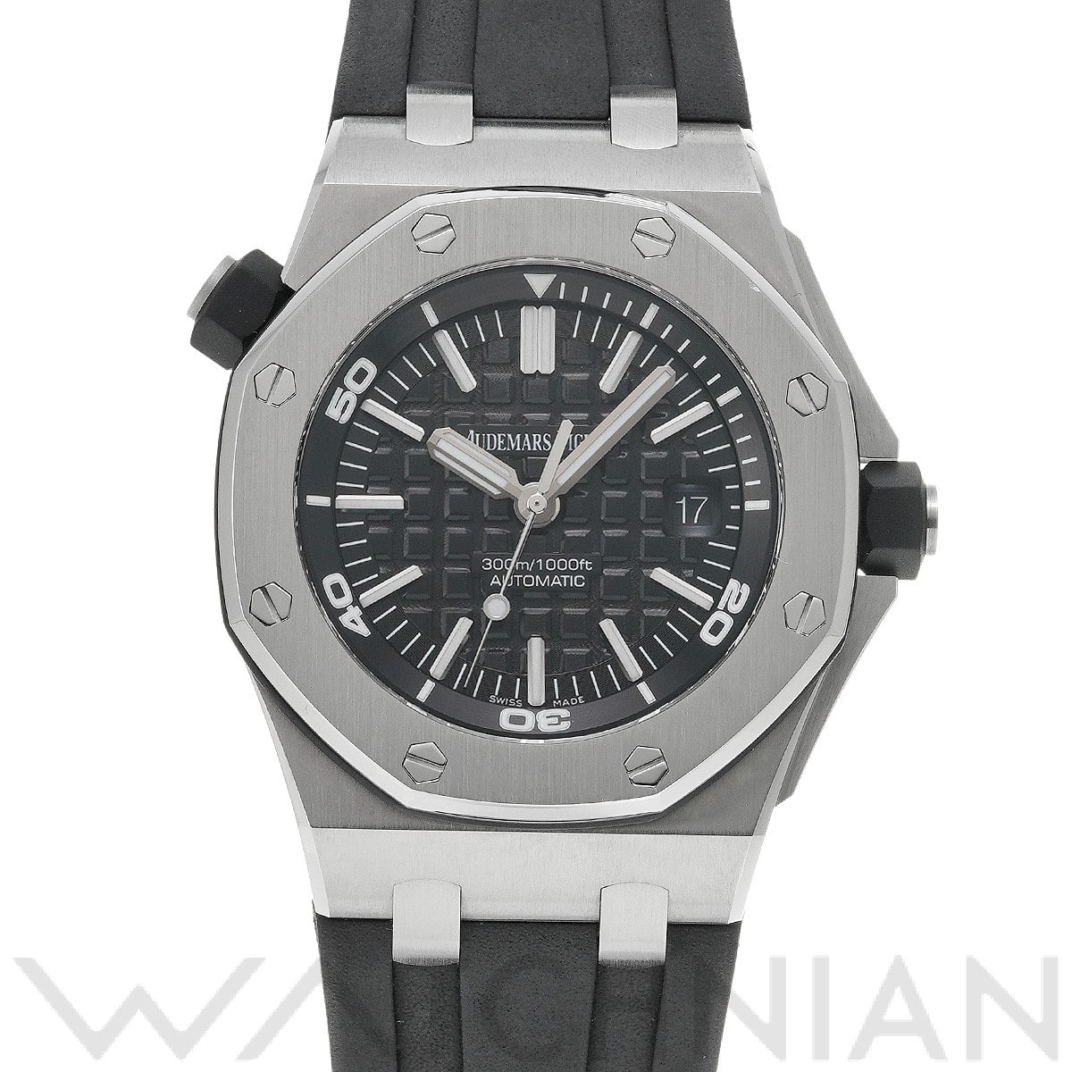 オーデマ ピゲ ロイヤルオーク オフショア ダイバー 15703ST.OO.A002CA.01 ブラック メンズ 時計 【中古】【wristwatch】