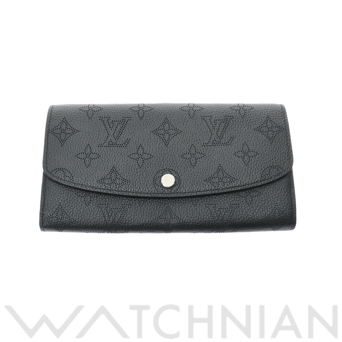 マヒナ ポルトフォイユ イリス ノワール M60143 レザー LOUIS VUITTON