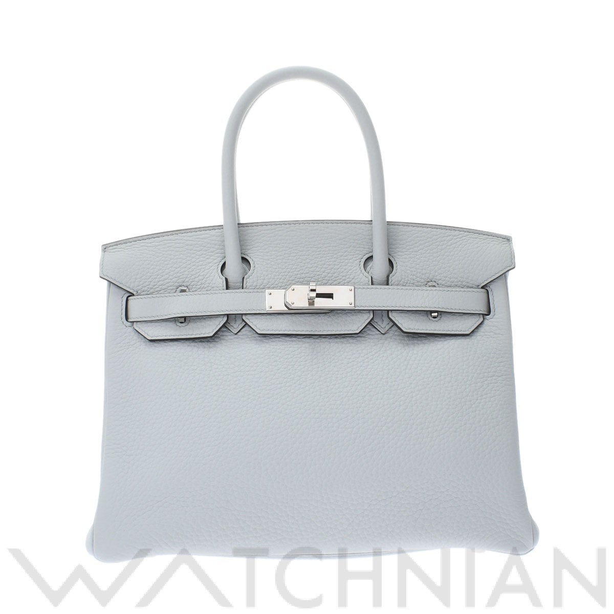 エルメス バーキン 30 ブルーペール/パラジウム金具 トリヨンクレマンス レディース バッグ 【中古】【bag】