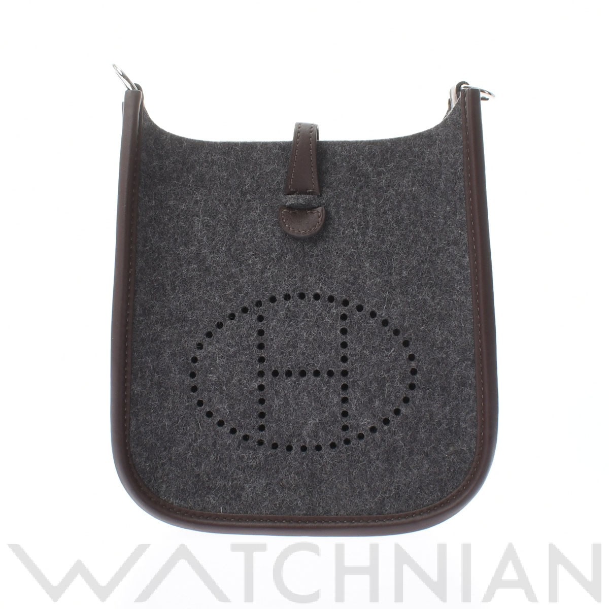 エルメス / HERMES エヴリン TPM ハバナ/グリモワイヤン/パラジウム金具 ヴォースイフト/ウール レディース バッグ 【未使用】【bag】