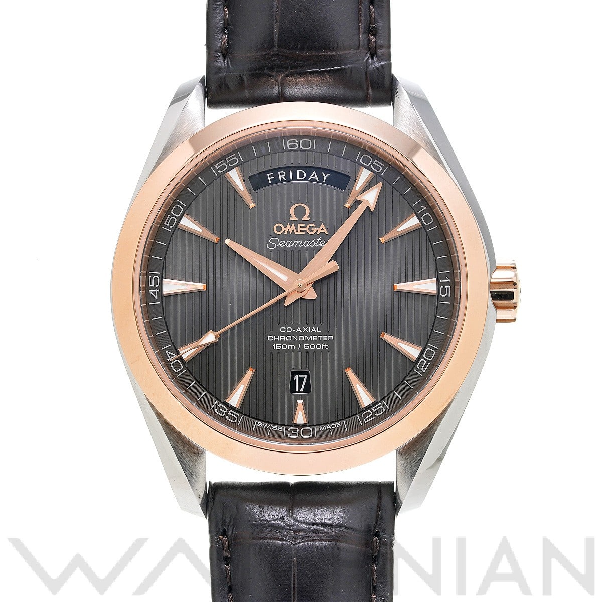 オメガ / OMEGA シーマスター アクアテラ コーアクシャル デイデイト 231.23.42.22.06.001 グレー メンズ 時計 【中古】【wristwatch】