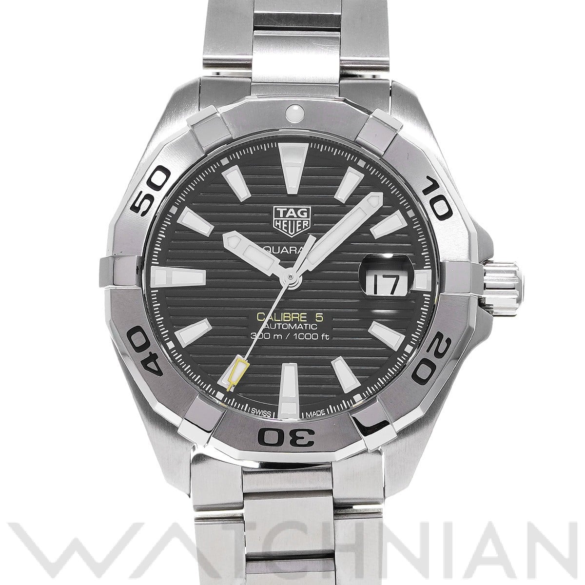 タグ ホイヤー / TAG HEUER アクアレーサー キャリバー5 WBD2110.BA0928 ブラック メンズ 時計 【中古】【wristwatch】