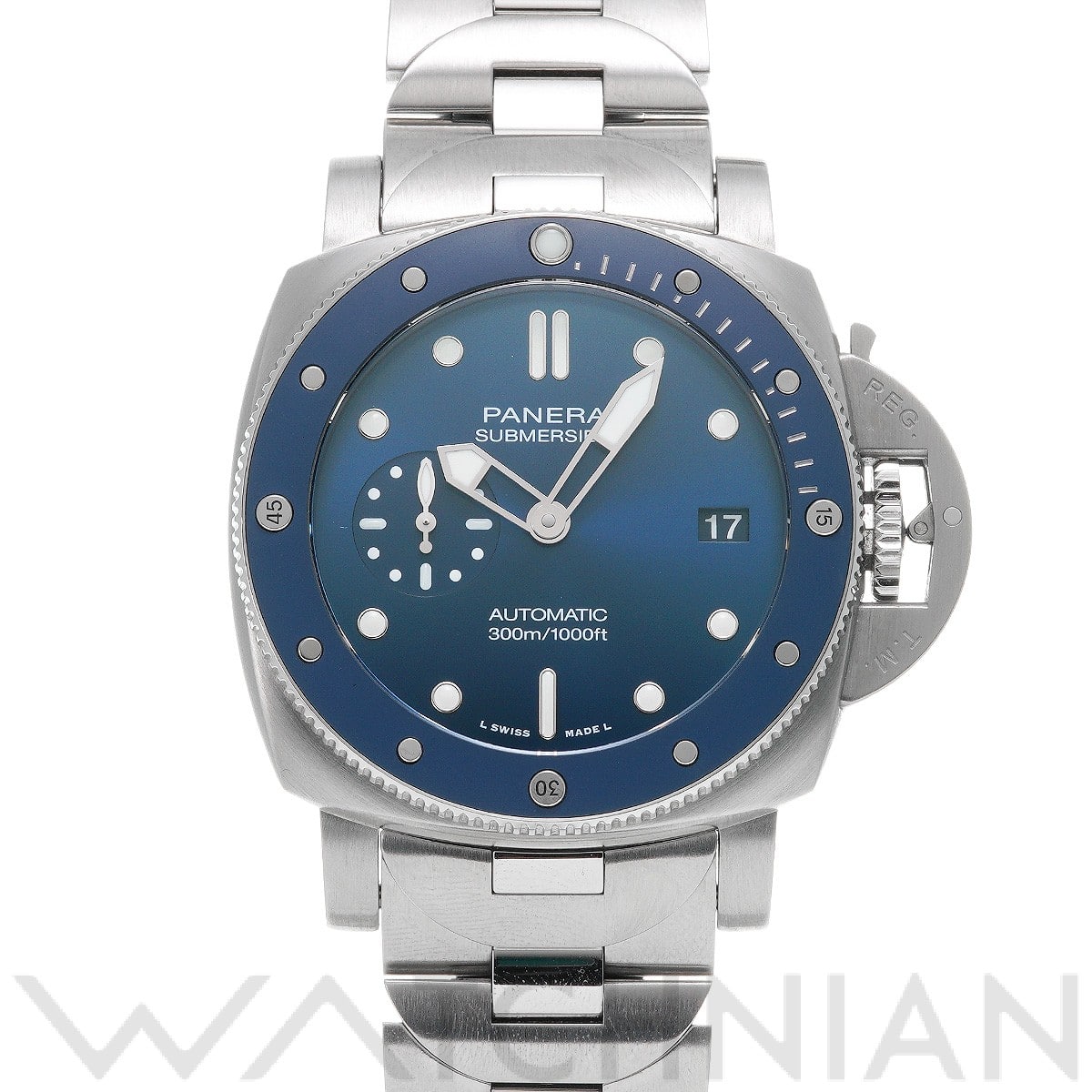 パネライ / PANERAI サブマーシブル ブルーノッテ PAM01068 ブルー メンズ 時計 【中古】【wristwatch】