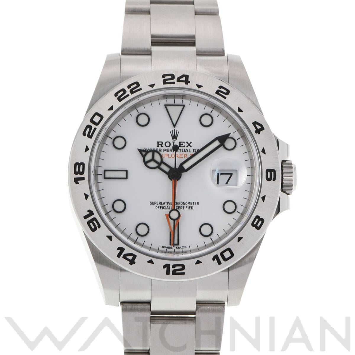 ロレックス エクスプローラーII 216570 ホワイト メンズ 時計 【中古】【wristwatch】