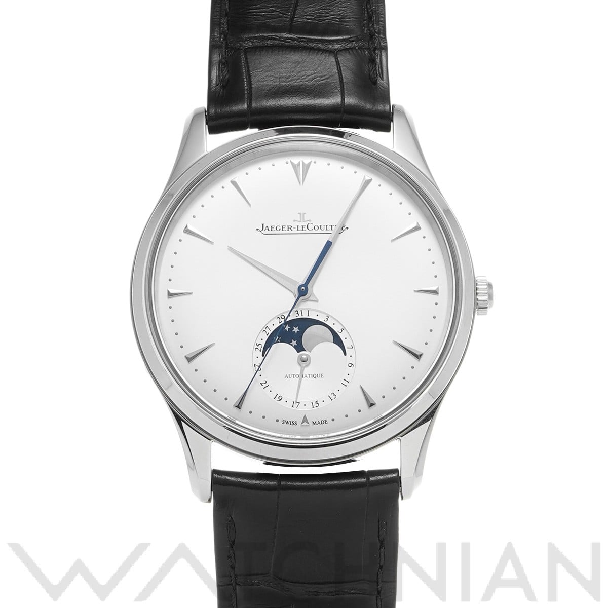 ジャガー ルクルト マスター ウルトラスリム ムーン 39 Q1368420 シルバー メンズ 時計 【中古】【wristwatch】