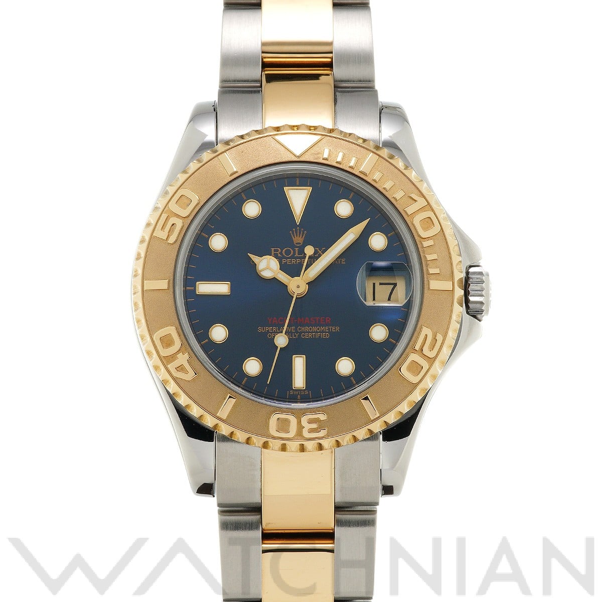 ヨットマスター 34 68623 U番(1998年頃製造) ブルー ロレックス ROLEX ユニセックス 【中古】