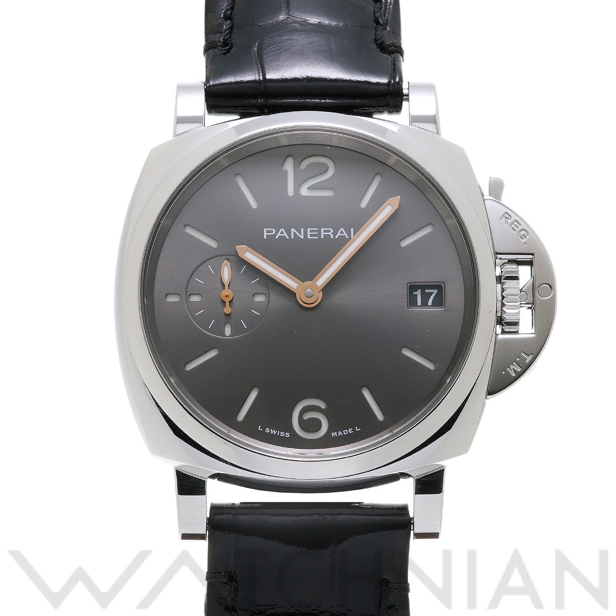 ルミノール ドゥエ ピッコロ PAM01247 X番(2021年製造) アンスラサイトグレー パネライ PANERAI メンズ 【中古】