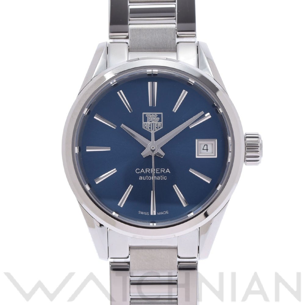 タグ ホイヤー / TAG HEUER カレラ キャリバー9 WAR2419.BA0776 ブルー レディース 時計 【中古】【wristwatch】