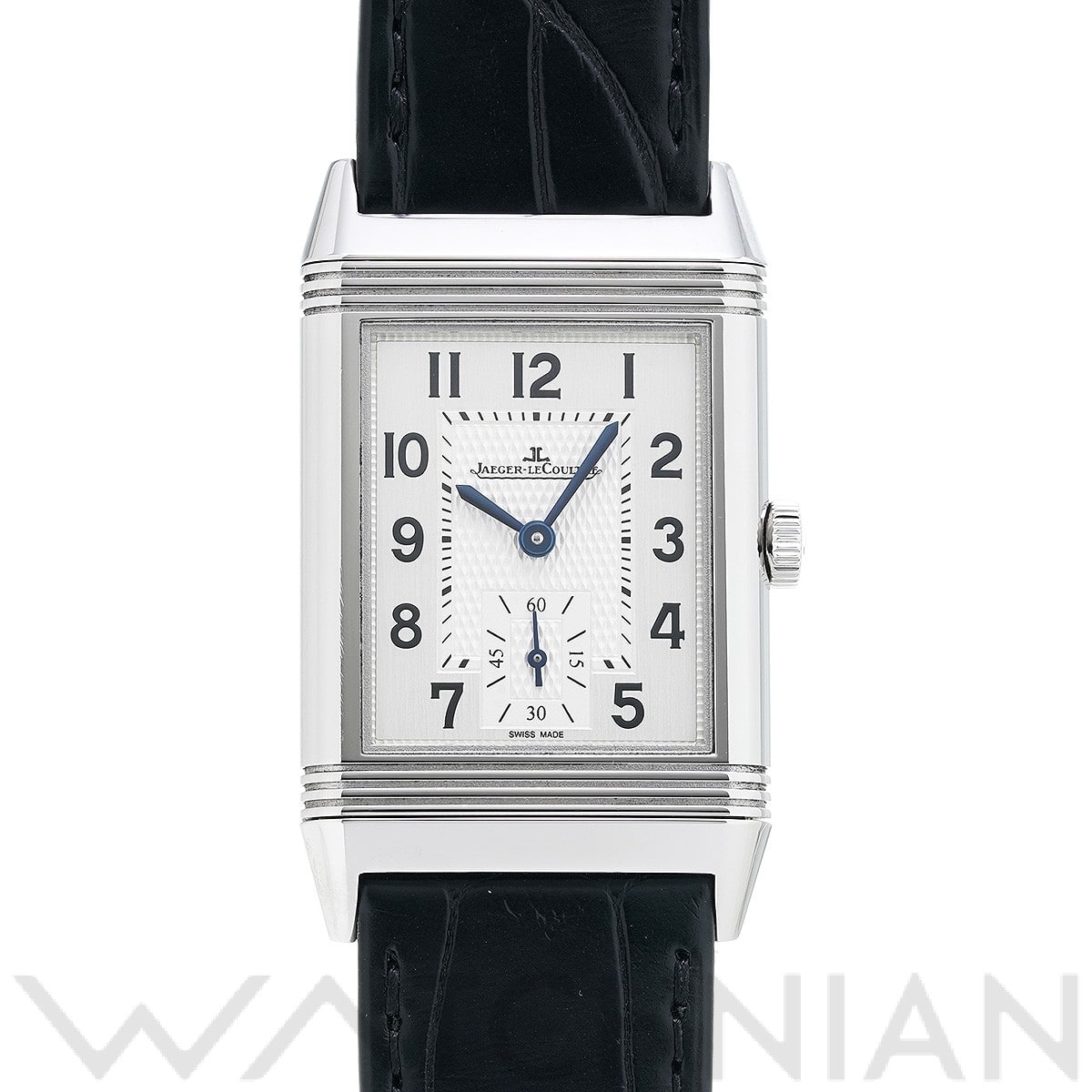 レベルソ クラシック ミディアム スモールセコンド Q2438520 シルバー ジャガー ルクルト JAEGER-LECOULTRE メンズ 【中古】