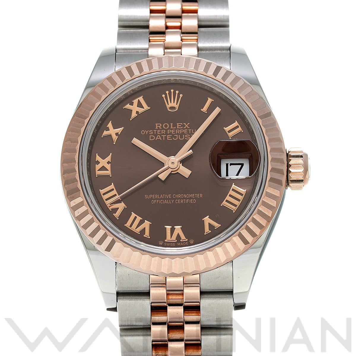 ロレックス レディ デイトジャスト 28 279171 チョコレート レディース 時計 【中古】【wristwatch】