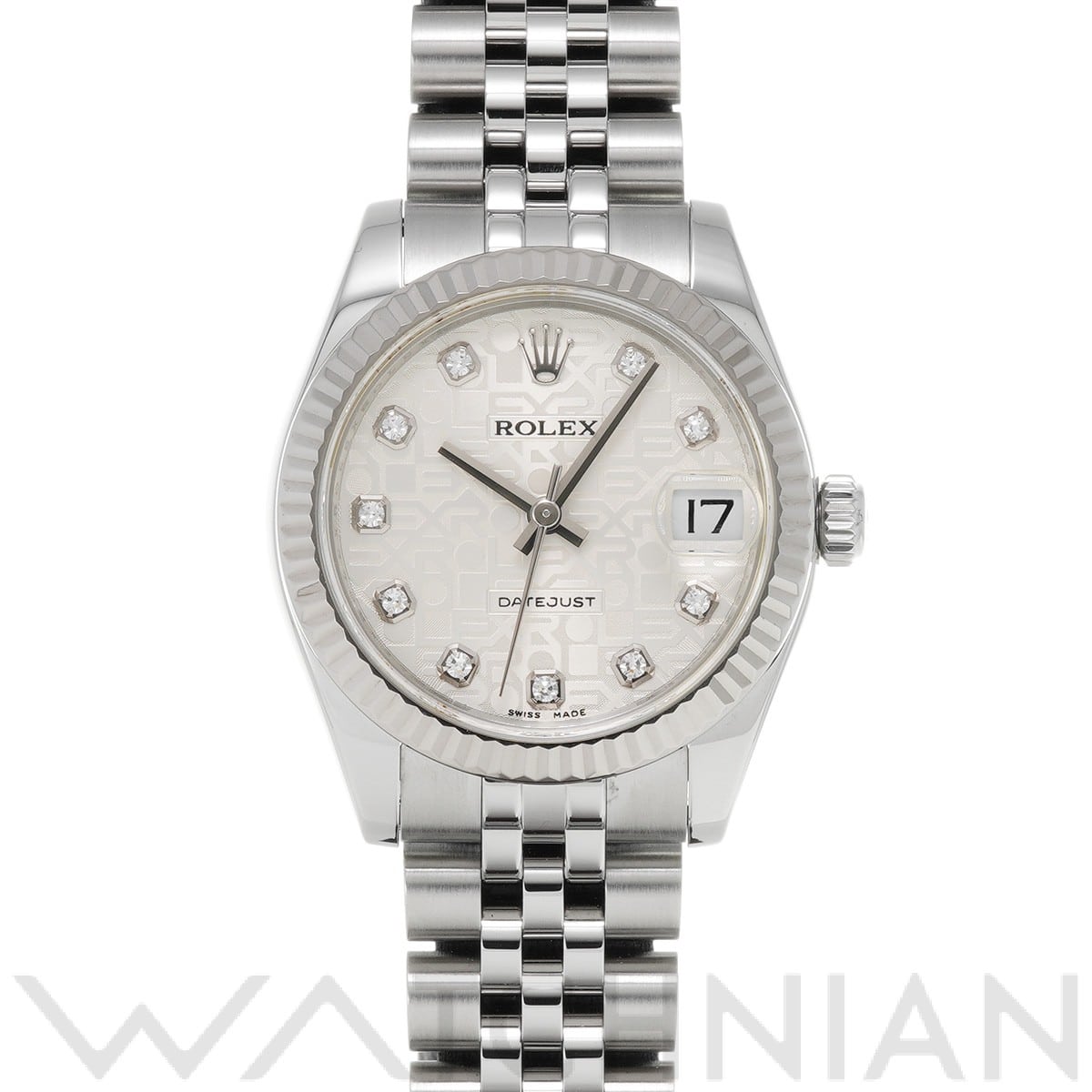 デイトジャスト 31 178274G V番(2010年頃製造) シルバーコンピュータ/ダイヤモンド ロレックス ROLEX ユニセックス 【中古】