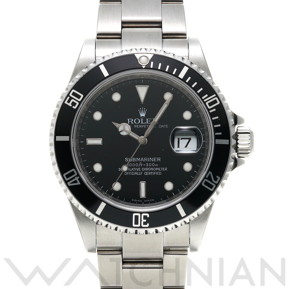 サブマリーナ デイト 16610 V番(2009年頃製造) ブラック ロレックス ROLEX メンズ 【中古】