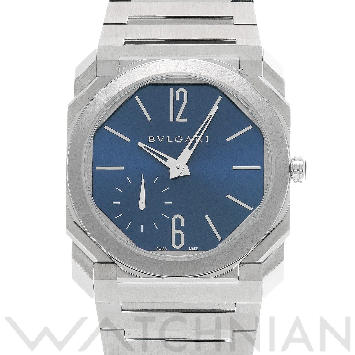 ブルガリ / BVLGARI オクト フィニッシモ BG040SXT ブルー メンズ 時計 【中古】【wristwatch】