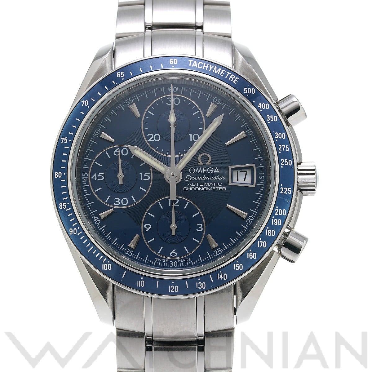 オメガ / OMEGA スピードマスター デイト 3212.80 ブルー メンズ 時計 【中古】【wristwatch】