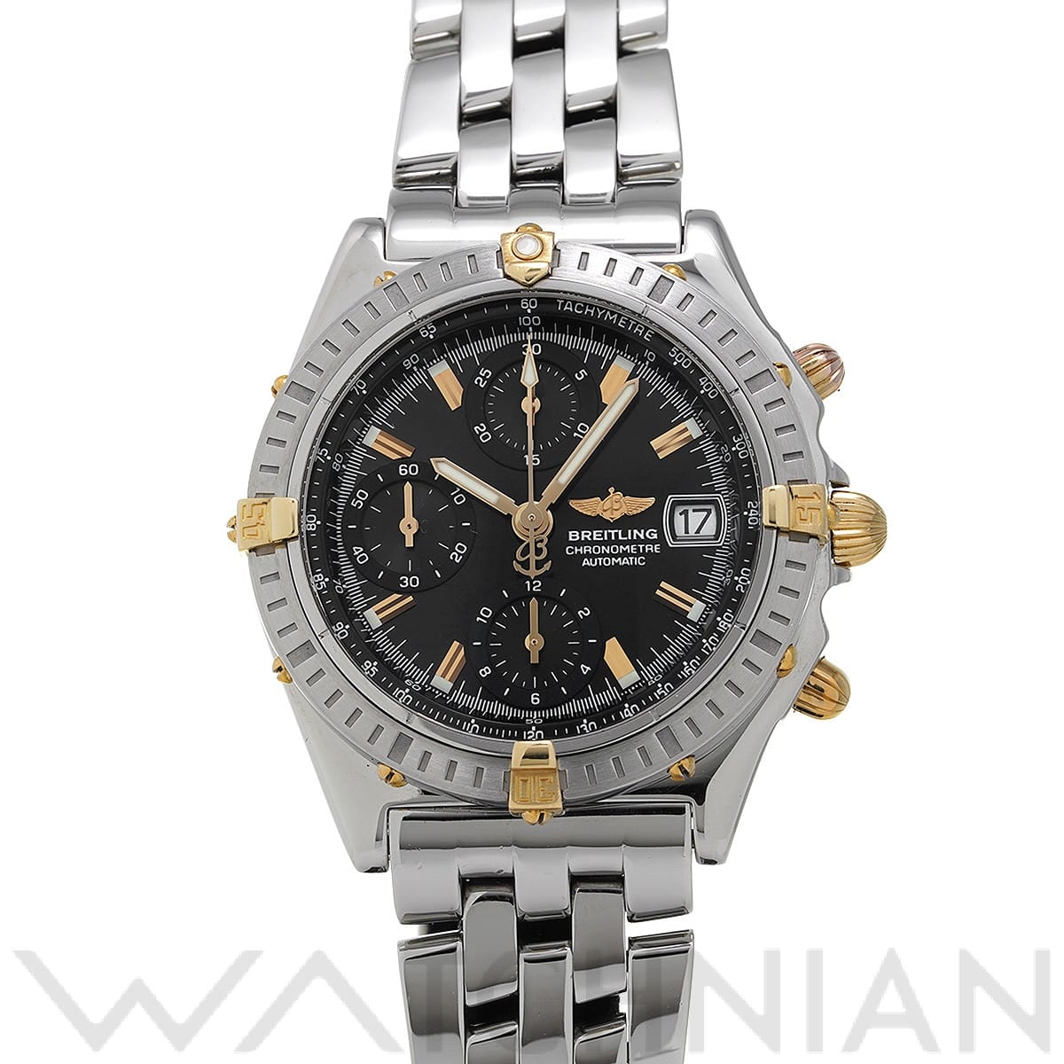 ブライトリング / BREITLING クロノマット ビコロ B147B57PA ブラック メンズ 時計 【中古】【wristwatch】