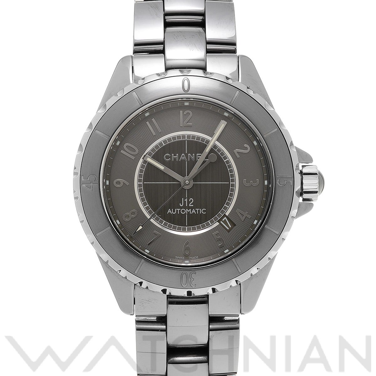 シャネル / CHANEL J12 クロマティック 41MM H2934 グレー メンズ 時計 【中古】【wristwatch】