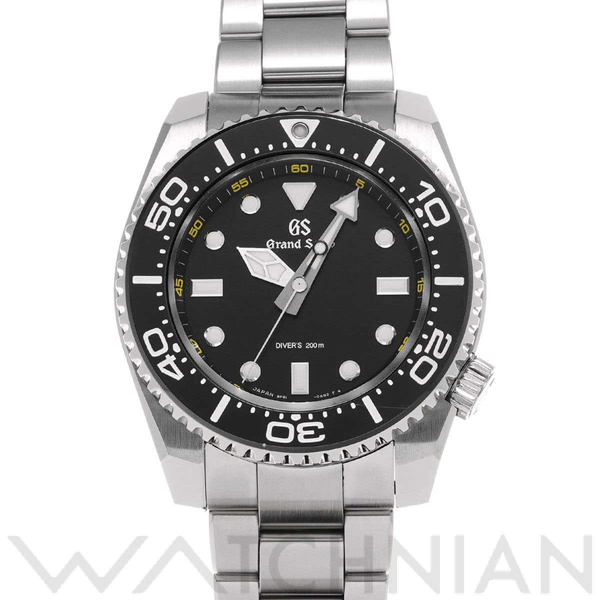 グランドセイコー / Grand Seiko スポーツコレクション クォーツ タフGS SBGX335 ブラック メンズ 時計 【中古】【wristwatch】