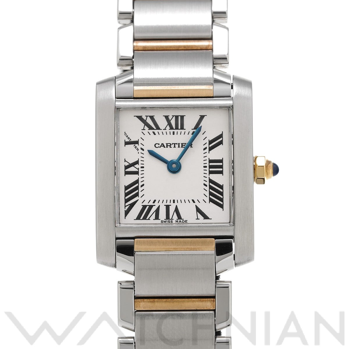 カルティエ / CARTIER タンクフランセーズ SM W51007Q4 シルバー レディース 時計 【中古】【wristwatch】