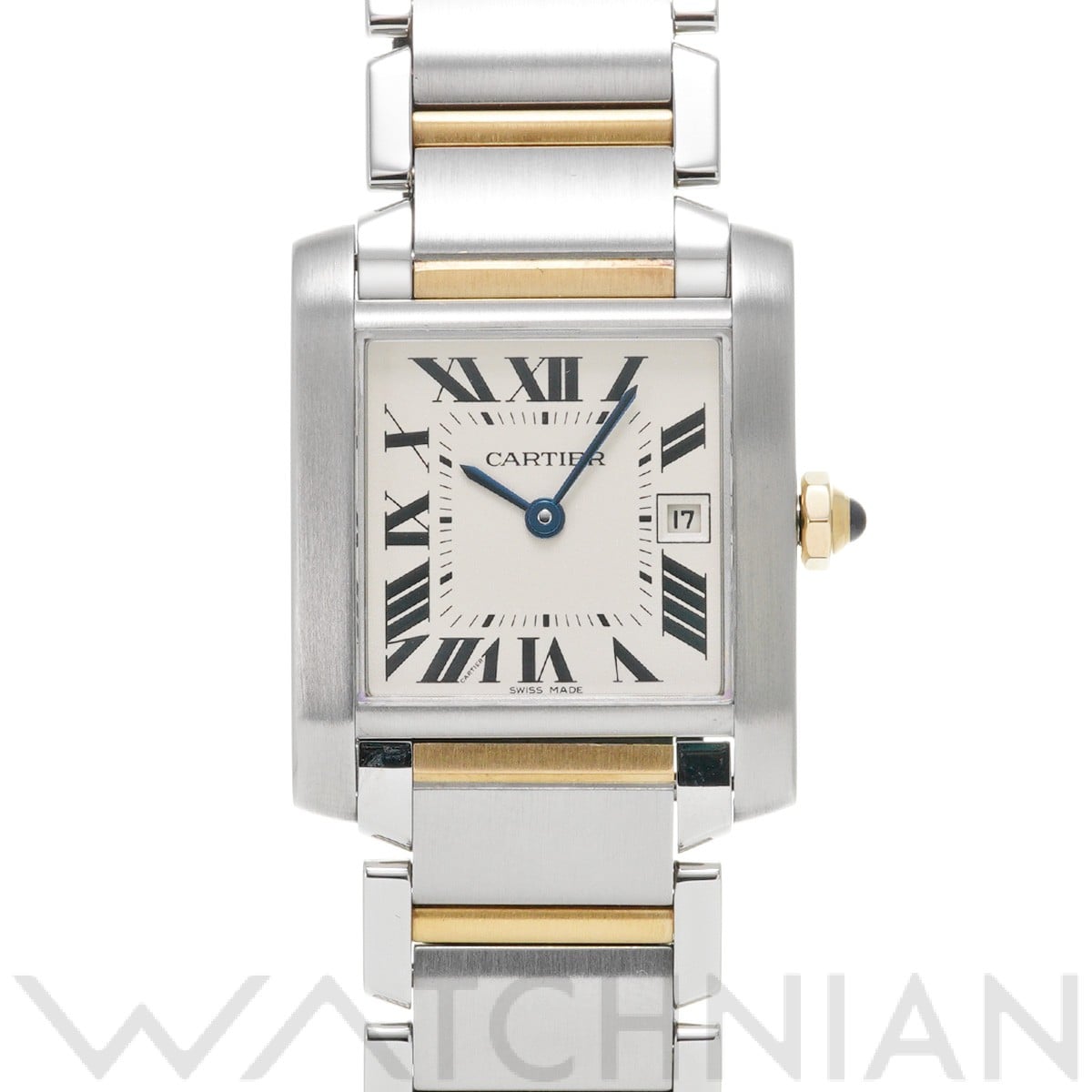 カルティエ / CARTIER タンクフランセーズ MM W51012Q4 シルバー ユニセックス 時計 【中古】【wristwatch】