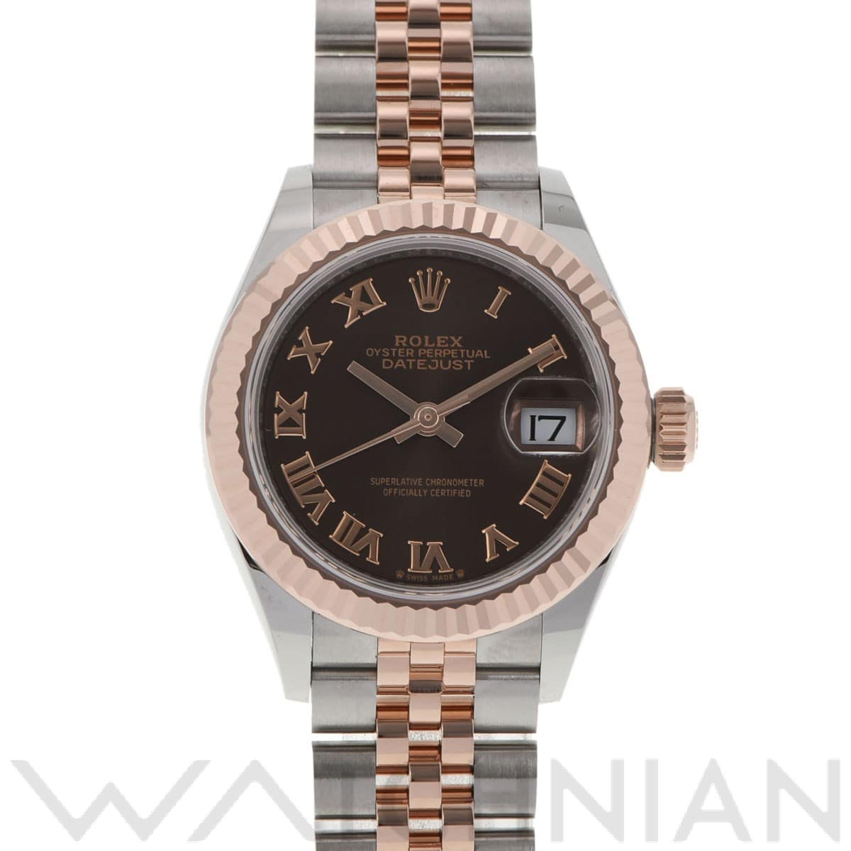 ロレックス レディ デイトジャスト 28 279171 チョコレート レディース 時計 【中古】【wristwatch】
