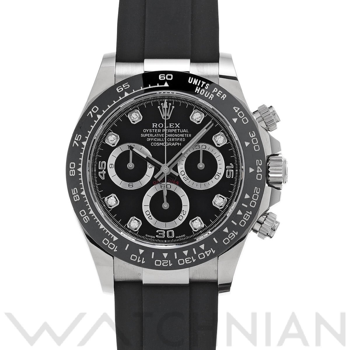 ロレックス コスモグラフ デイトナ 116519LNG ブラック/ダイヤモンド メンズ 時計 【中古】【wristwatch】