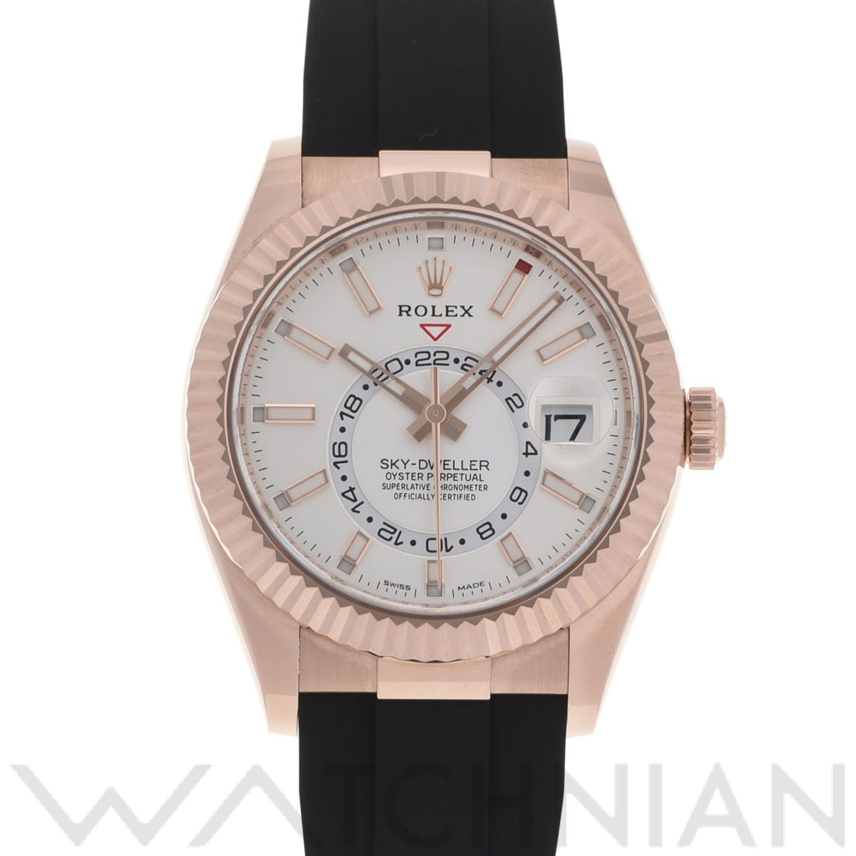 スカイドゥエラー 326235 ランダムシリアル ホワイト ロレックス ROLEX メンズ 【中古】