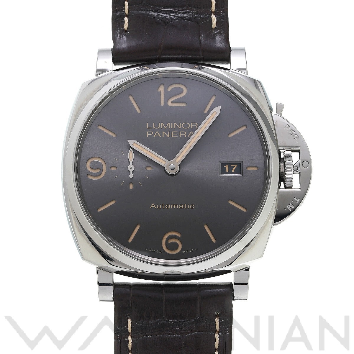パネライ / PANERAI ルミノール ドゥエ PAM00943 グレー メンズ 時計 【中古】【wristwatch】