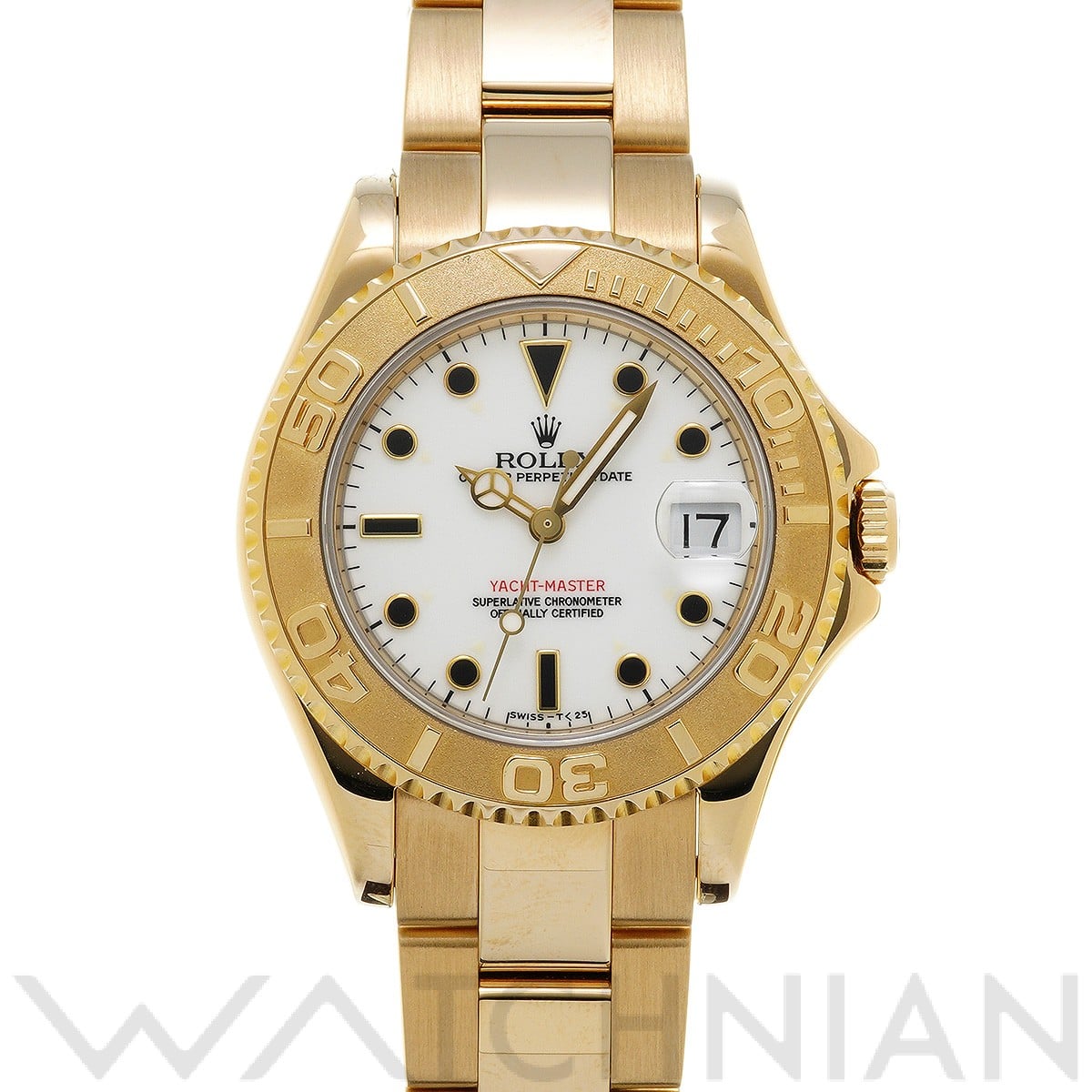 ヨットマスター 34 68628 W番(1996年頃製造) ホワイト ロレックス ROLEX ユニセックス 【中古】