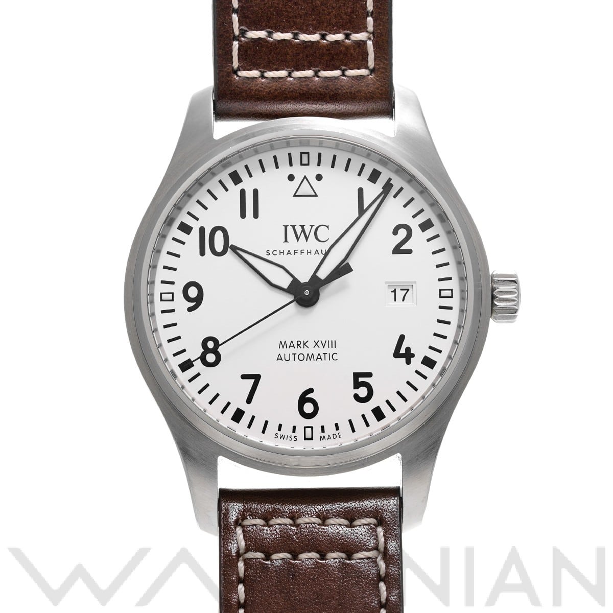 IWC パイロットウォッチ マーク XVIII IW327002 シルバーメッキ メンズ 時計 【中古】【wristwatch】