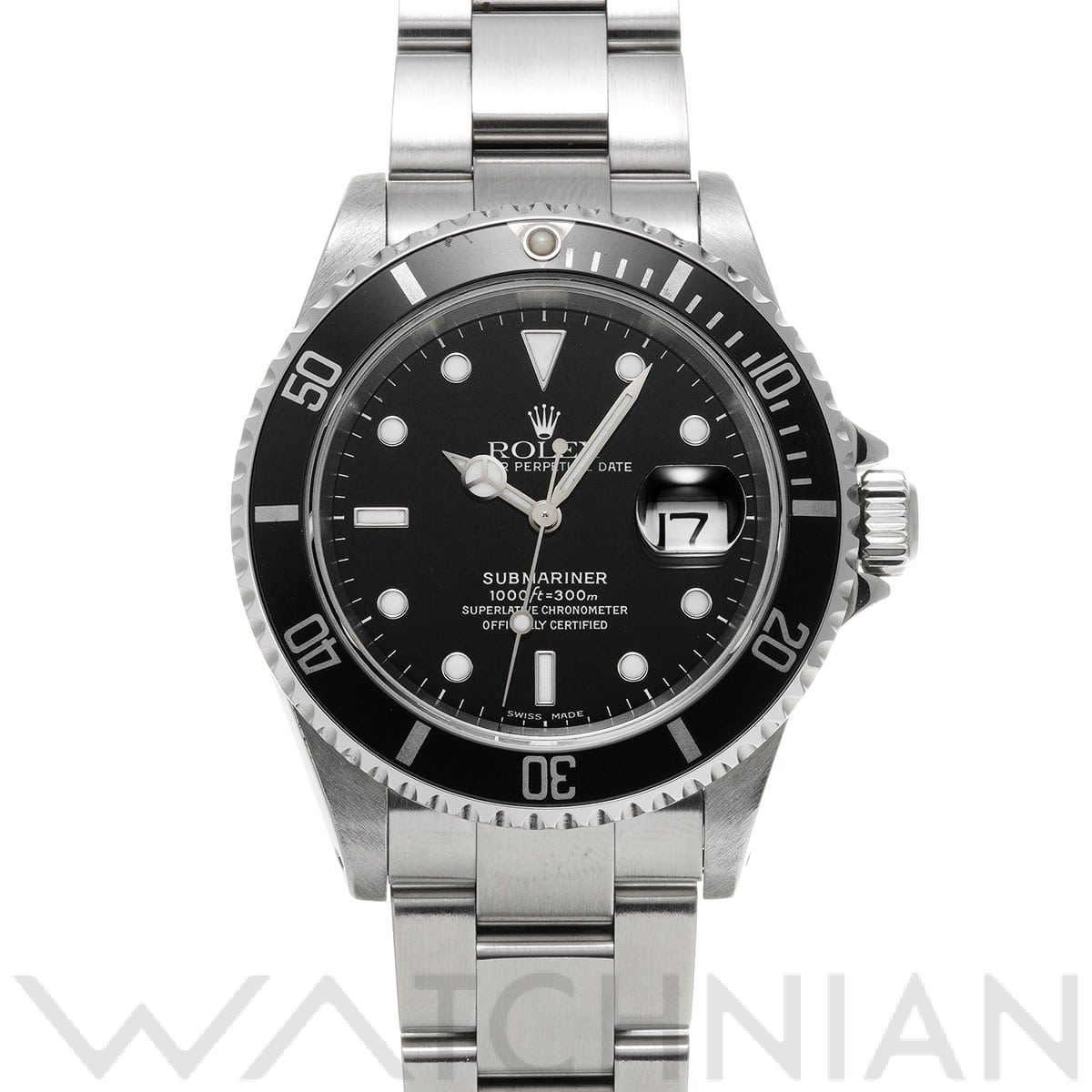 サブマリーナ デイト 16610 Y番(2003年頃製造) ブラック ロレックス ROLEX メンズ 【中古】