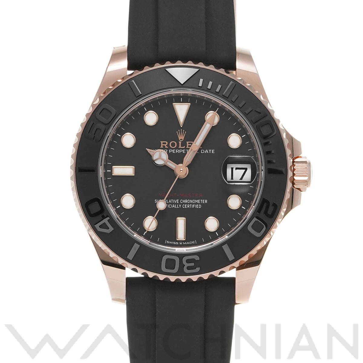 ヨットマスター 37 268655 ランダムシリアル ブラック ロレックス ROLEX ユニセックス 【中古】