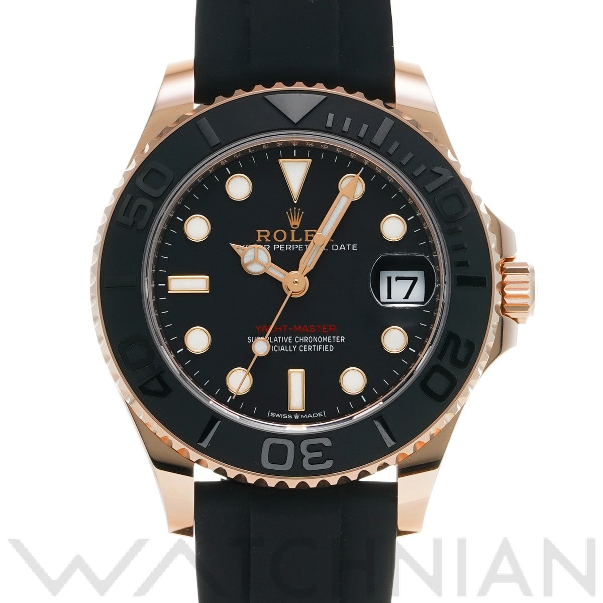 ヨットマスター 37 268655 ランダムシリアル ブラック ロレックス ROLEX ユニセックス 【中古】
