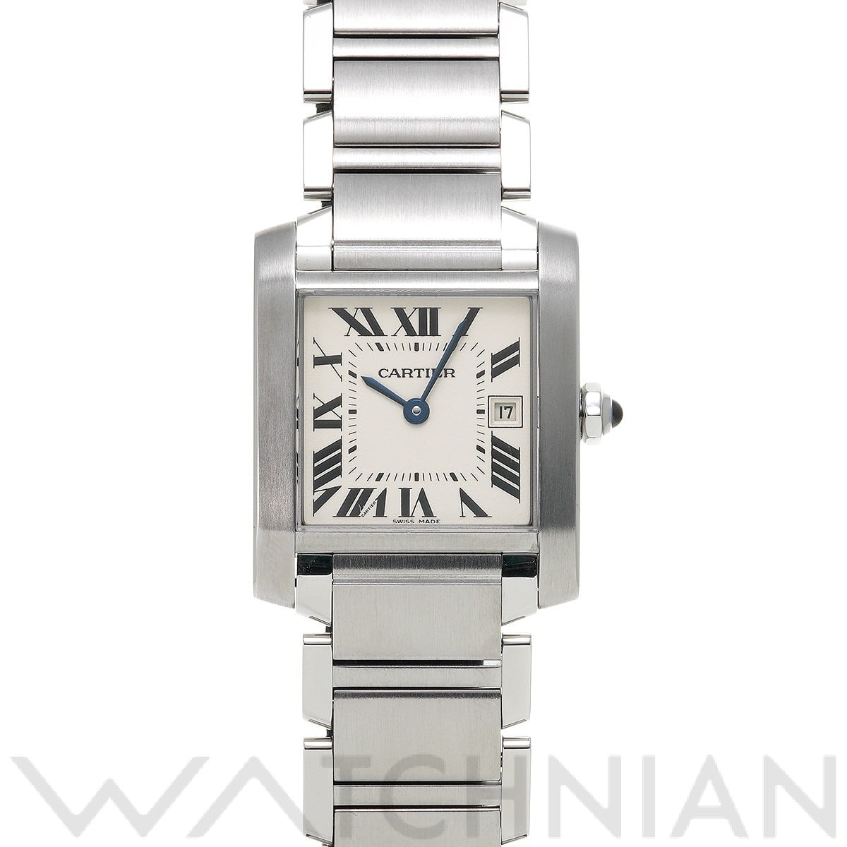 カルティエ / CARTIER タンク フランセーズ MM W51003Q3 シルバー ユニセックス 時計 【中古】【wristwatch】