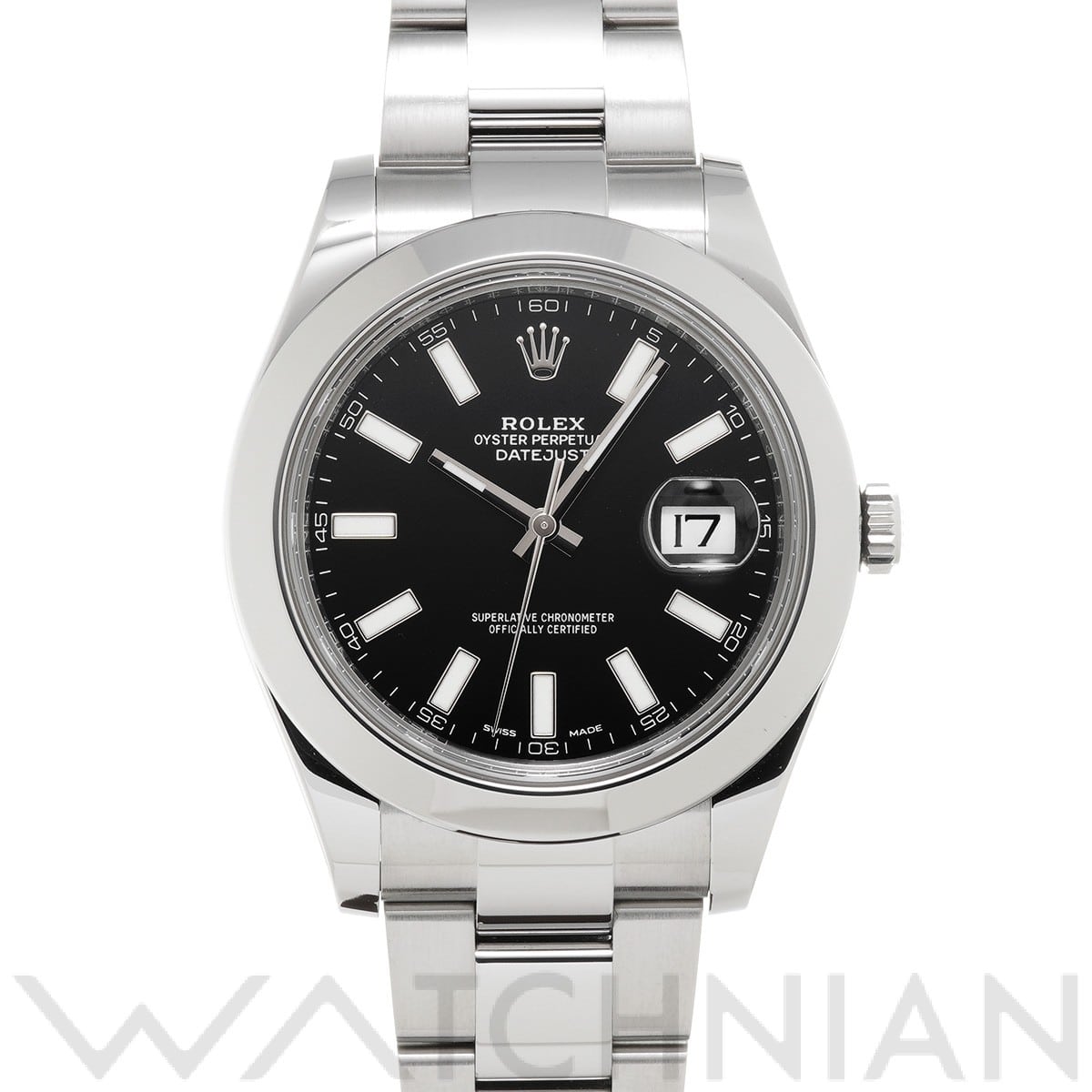 ロレックス デイトジャストII 116300 ブラック メンズ 時計 【中古】【wristwatch】