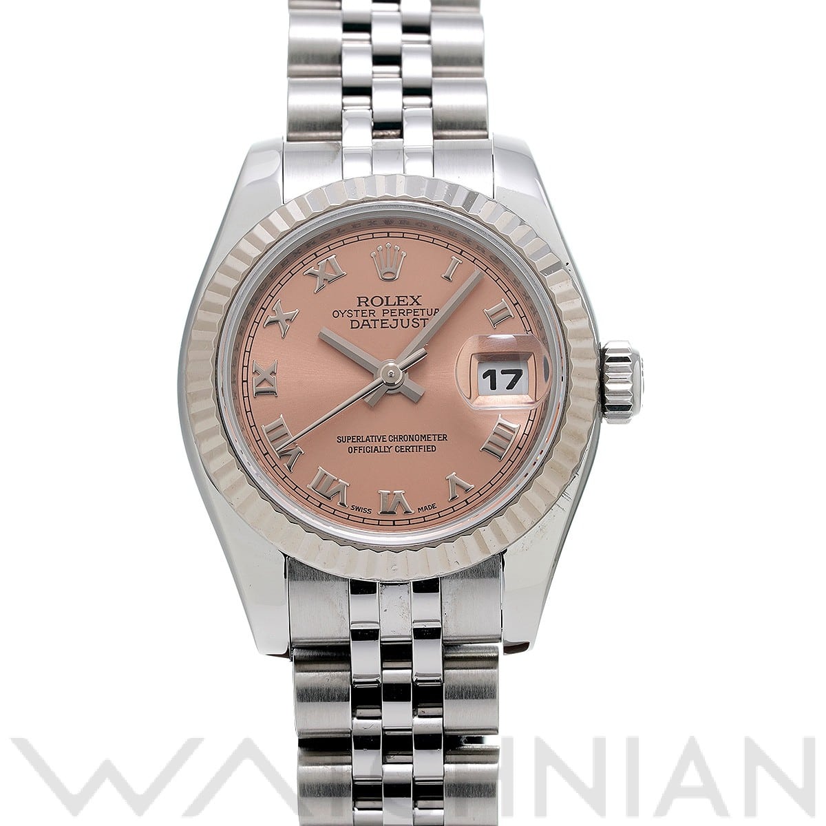 ロレックス レディ デイトジャスト 26 179174 ピンク レディース 時計 【中古】【wristwatch】