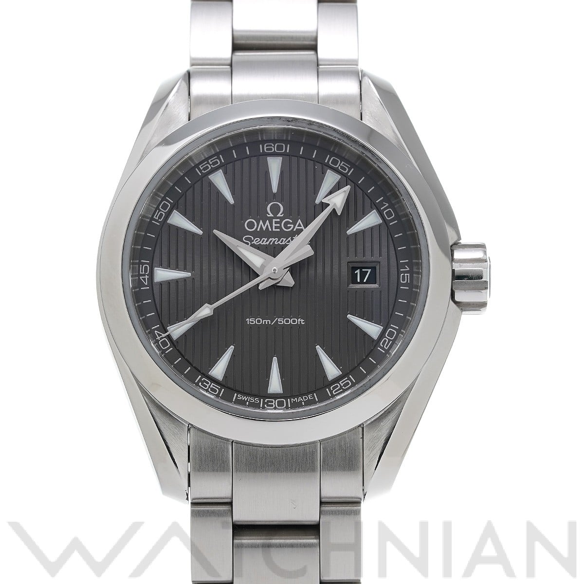 オメガ / OMEGA シーマスター アクアテラ クォーツ 231.10.30.60.06.001 グレー レディース 時計 【中古】【wristwatch】