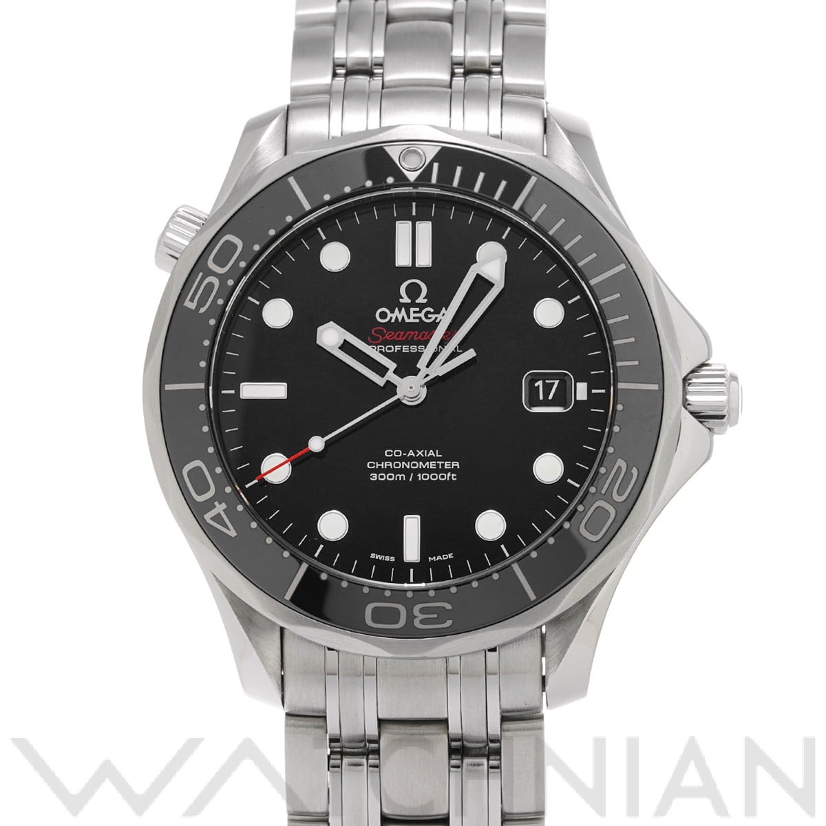 オメガ / OMEGA シーマスター ダイバー300 コーアクシャル 212.30.41.20.01.003 ブラック メンズ 時計 【中古】【wristwatch】