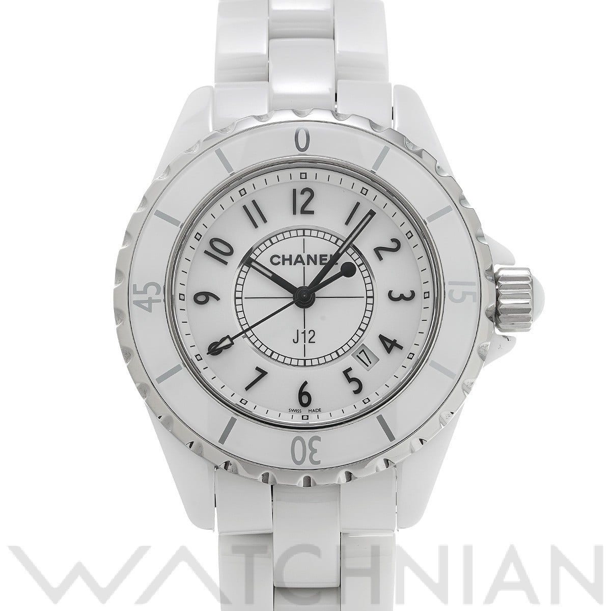 シャネル / CHANEL J12 33MM H0968 ホワイト レディース 時計 【中古】【wristwatch】