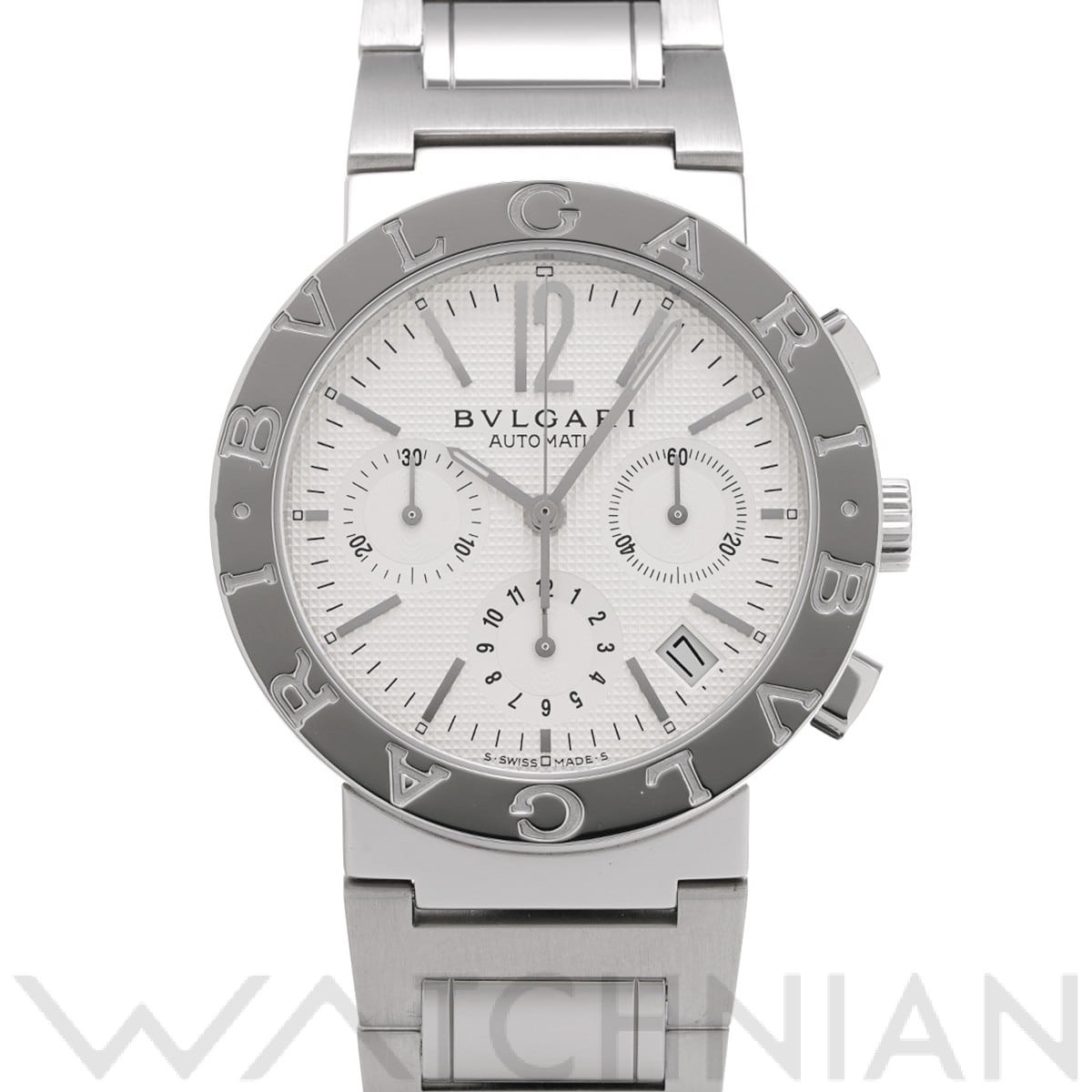 ブルガリ / BVLGARI ブルガリブルガリ クロノグラフ BB38SSCH シルバー メンズ 時計 【中古】【wristwatch】