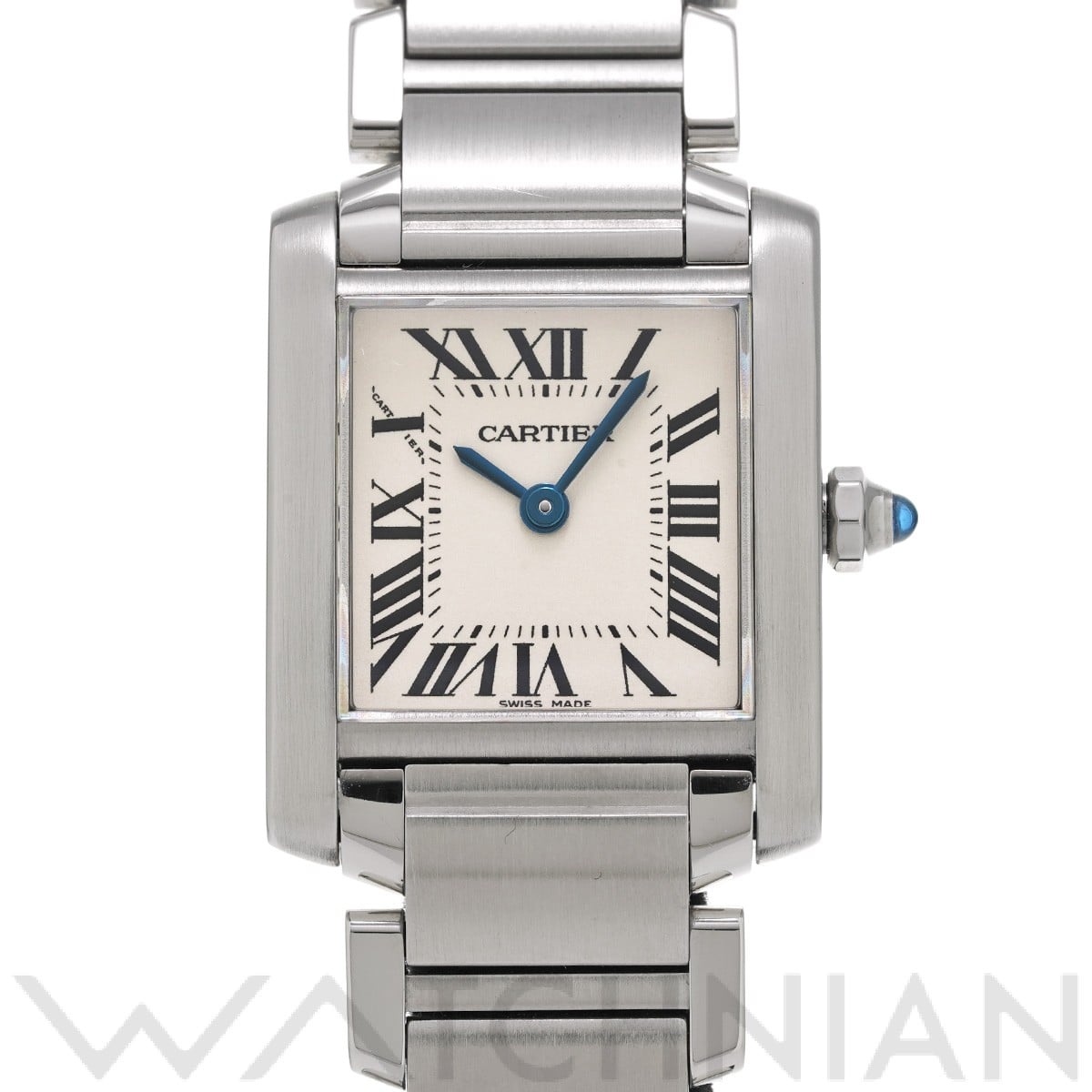 カルティエ / CARTIER タンクフランセーズ SM W51008Q3 シルバー レディース 時計 【中古】【wristwatch】