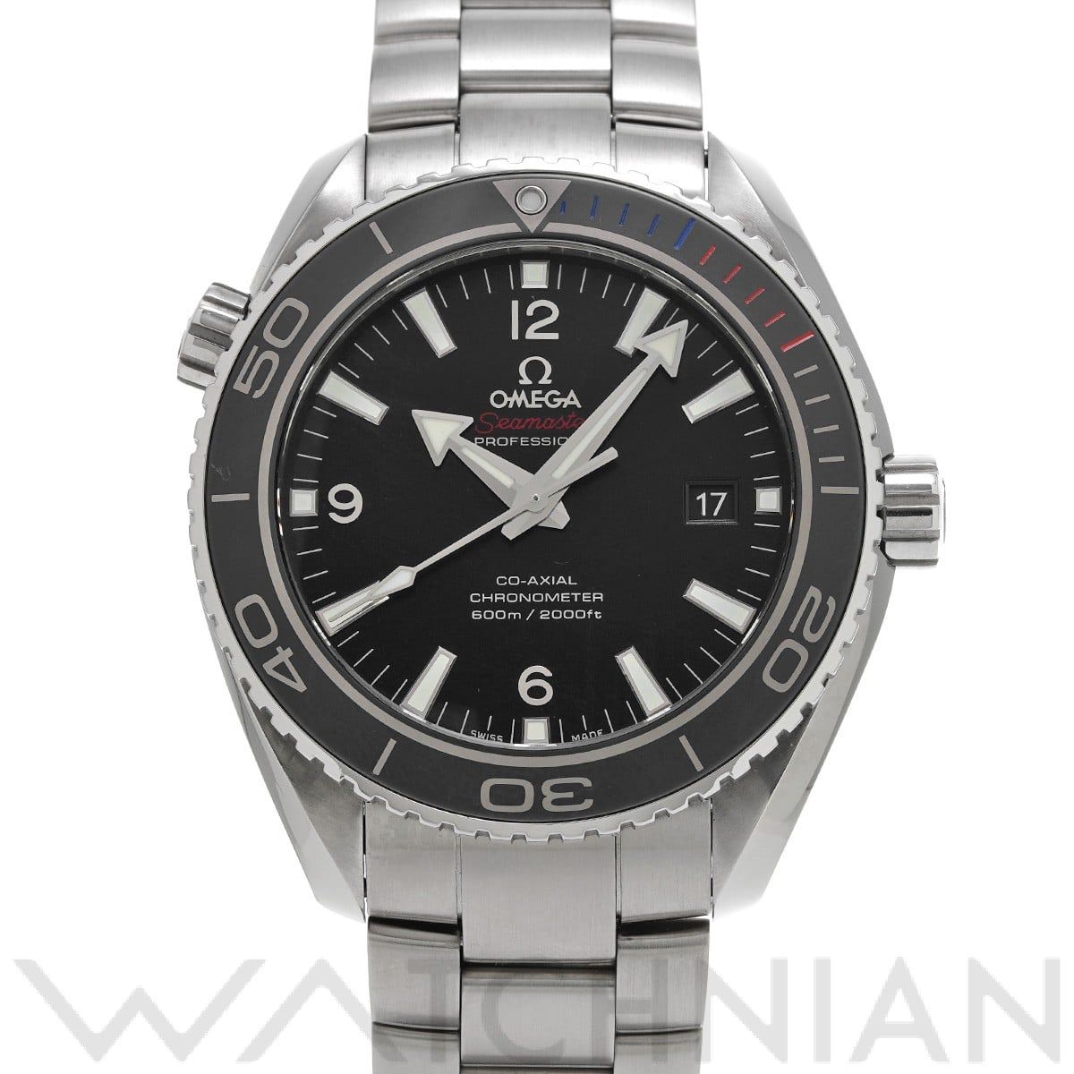オメガ / OMEGA シーマスター プラネットオーシャン 600 コーアクシャル 2014 ソチ五輪 522.30.46.21.01.001 ブラック メンズ 時計 【中古】【wristwatch】