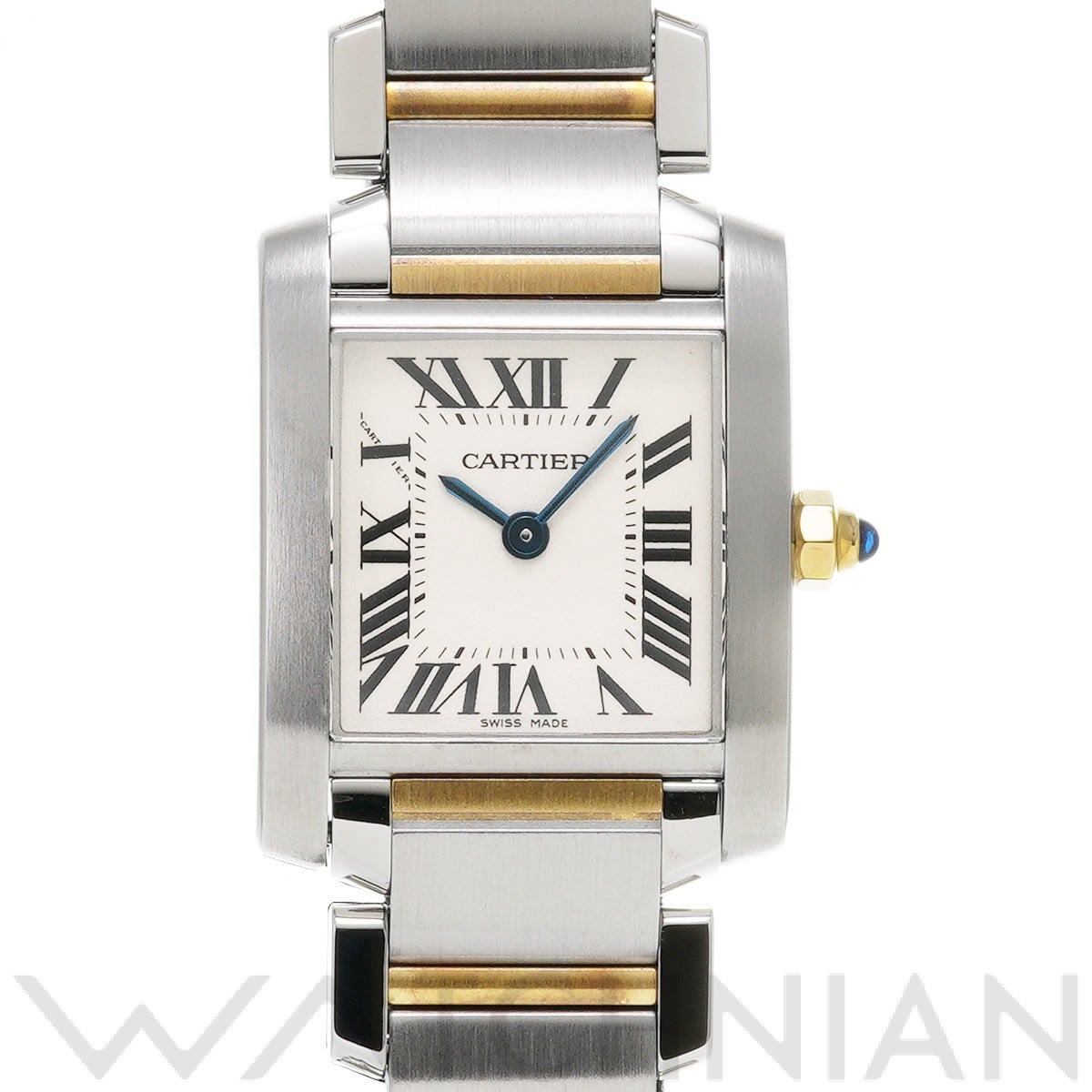 カルティエ / CARTIER タンク フランセーズ SM W51007Q4 シルバー レディース 時計 【中古】【wristwatch】